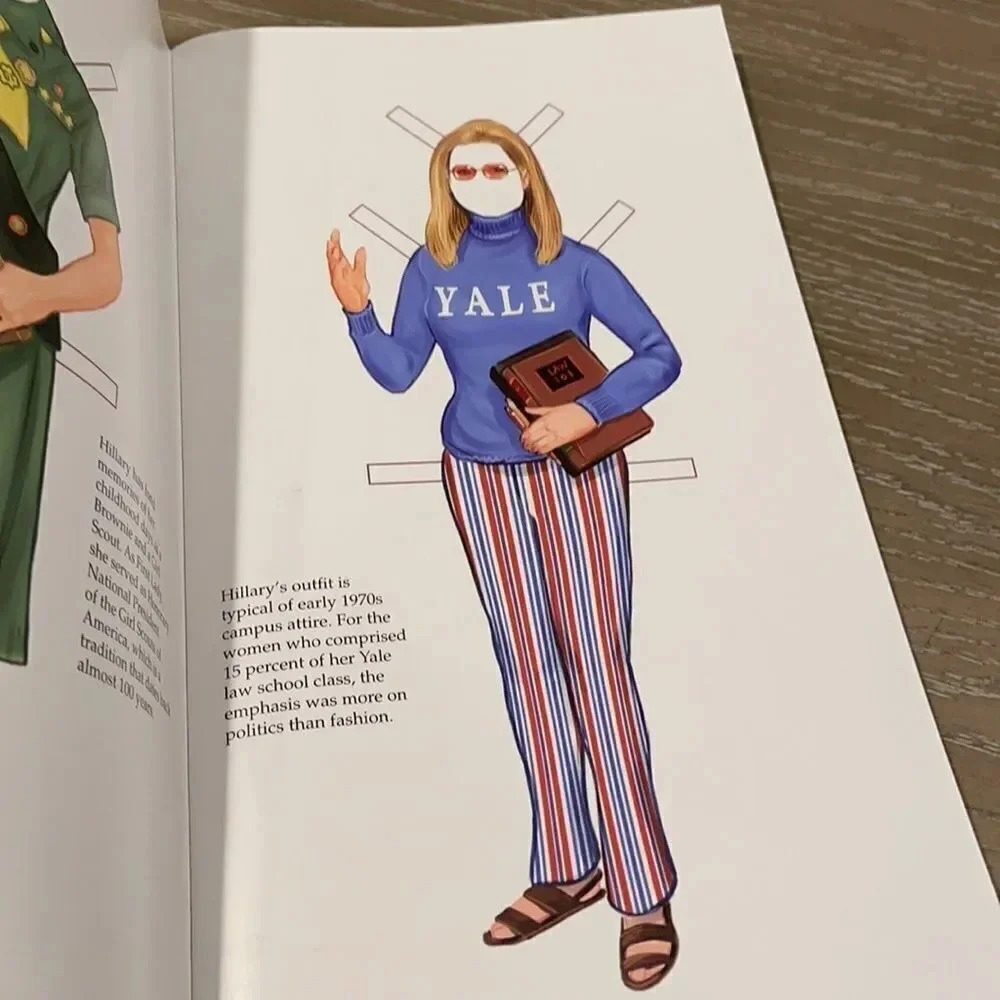 Hillary Clinton Paper Doll by Tim Foley Collectible Edition - Picture 3 of 6